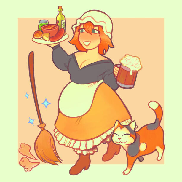 Artie Chokehart and Sake the Cat