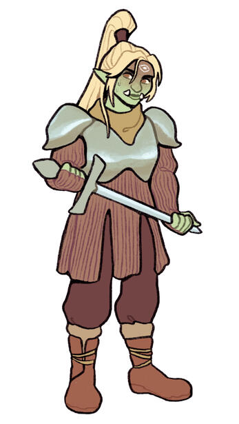Half Orc Warrior